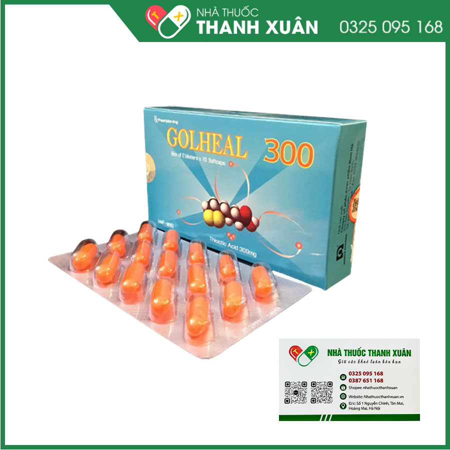 Golheal 300 điều trị các rối loạn cảm giác do bệnh thần kinh đái tháo đường